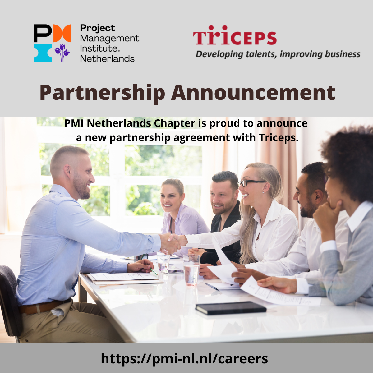 Triceps Partnership - We are proud to announce that our Chapter has entered into a partnership agreement with Triceps. READ MORE.